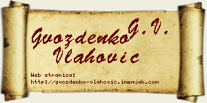Gvozdenko Vlahović vizit kartica